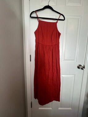 Old Navy Red Spaghetti-Strap Maxi Dress